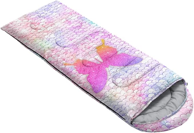 QOOMO Camping Sleeping Bags,3 Season Warm & Cool Weather,Lightweight,Waterproof Sleeping Bags for Adults & Kids,Traveling,and Outdoors,Camping Gear Equipment