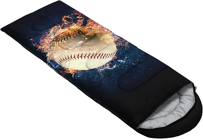 QOOMO Camping Sleeping Bags,3 Season Warm & Cool Weather,Lightweight,Waterproof Sleeping Bags for Adults & Kids,Traveling,and Outdoors,Camping Gear Equipment