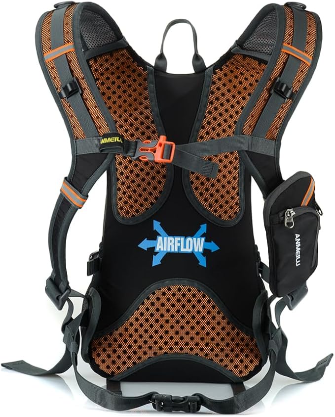 ANMEILU Outdoor Cycling Backpack, 18L, Black