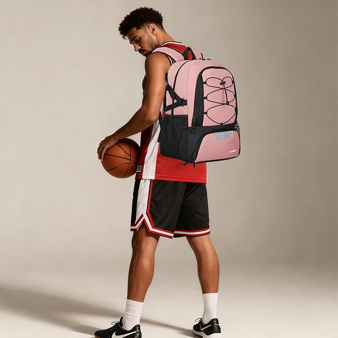 Goloni Basketball Backpack,Large Sports Bag with Ball Compartment & Shoe Compartment,Basketball Bag Fit Volleyball, soccer,Gym