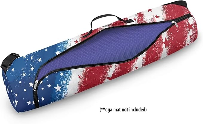 ZCFYGDX Yoga Mat Bag with Adjustable Shoulder Strap and Handle Zipper, 30in Wide x 6.3in Diameter for Yoga Mat Storage