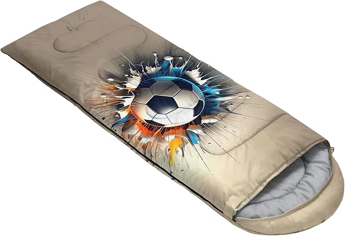 QOOMO Camping Sleeping Bags,3 Season Warm & Cool Weather,Lightweight,Waterproof Sleeping Bags for Adults & Kids,Traveling,and Outdoors,Camping Gear Equipment