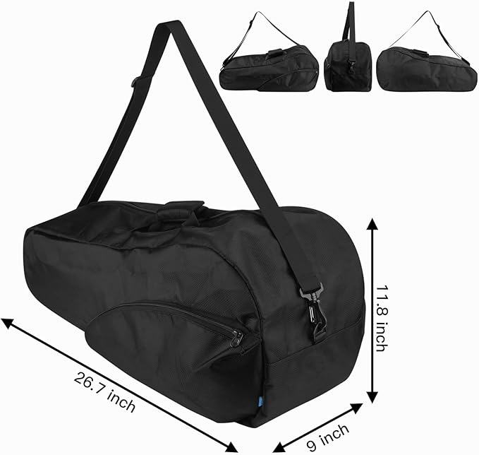 Xxerciz 3 Racquet Tennis Bag, Lightweight Tennis Bags for Women and Men to Hold Racket, Tennis Racquet Cover Bag with Adjustable Shoulder Strap for Tennis Players