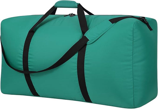 105L Extra Large Duffel Bag, 32.5 inch Travel Duffel Bag lightweight Luggage Bag-Green