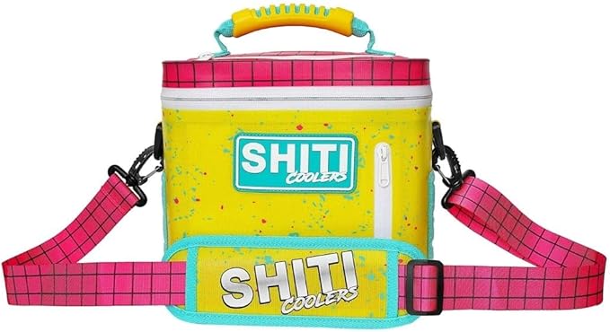 SHITI Coolers Cooler for Camping, Travel, Beach, Soft Lunch Box for Food, Drinks & Ice, Portable, Waterproof 24 Hr Insulated Bag with Shoulder Straps, Customizable