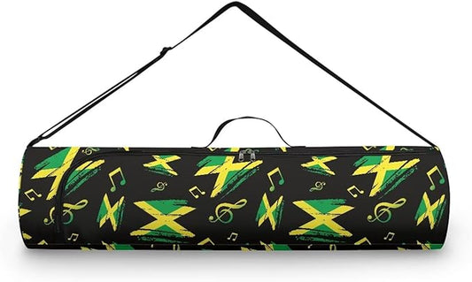 ZCFYGDX Yoga Mat Bag with Adjustable Shoulder Strap and Handle Zipper, 30in Wide x 6.3in Diameter for Yoga Mat Storage