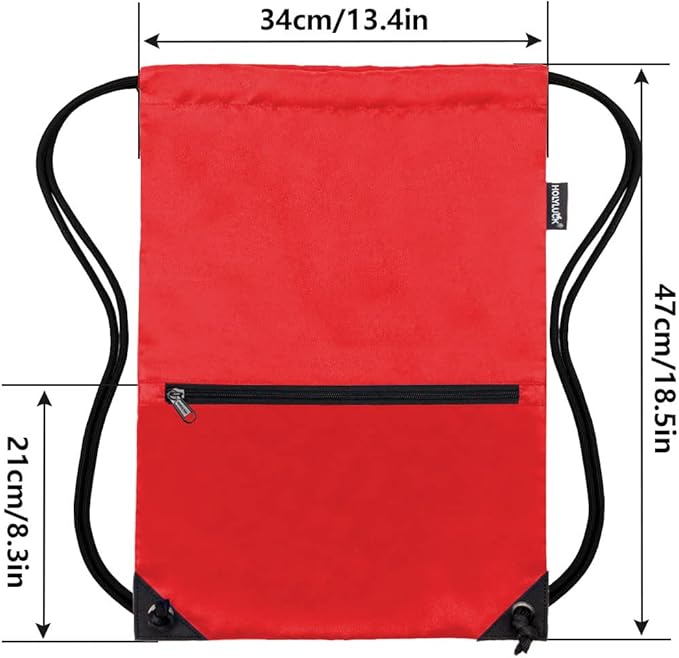 HOLYLUCK Drawstring Backpack Bag Sport Gym Sackpack