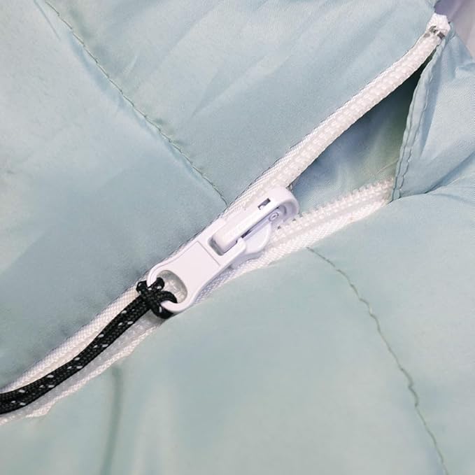 Thermotuff Wearable Sleeping Bag with Dual Hoodie, Long Sleeves, Pockets & Adjustable Drawstring - Ideal for Camping, Cold Weather Hiking, and Stadium Sak Blanket