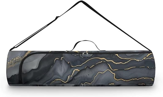 ZCFYGDX Yoga Mat Bag with Adjustable Shoulder Strap and Handle Zipper, 30in Wide x 6.3in Diameter for Yoga Mat Storage