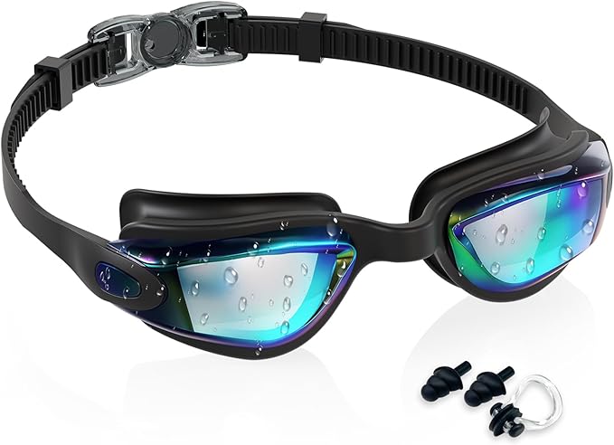 Aegend Swim Goggles - Kids Swimming Goggles for 3-14 Boys Girls Youth No Leaking Clear Vision