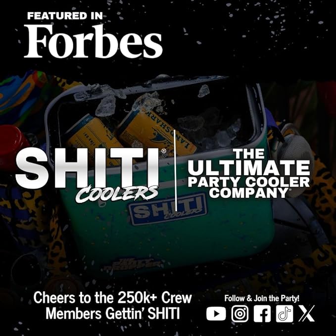 SHITI Coolers Cooler for Camping, Travel, Beach, Soft Lunch Box for Food, Drinks & Ice, Portable, Waterproof 24 Hr Insulated Bag with Shoulder Straps, Customizable