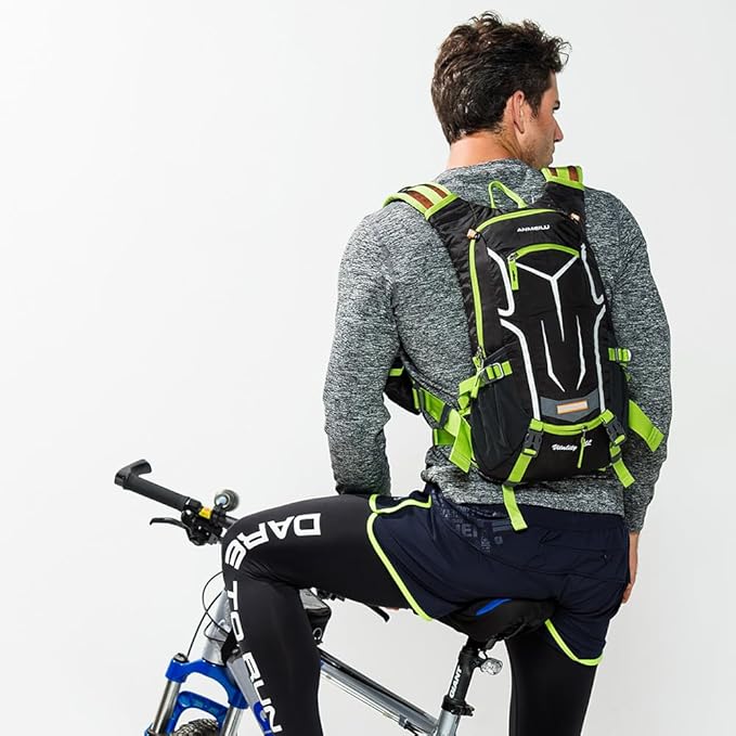 ANMEILU Outdoor Cycling Backpack, 18L, Black