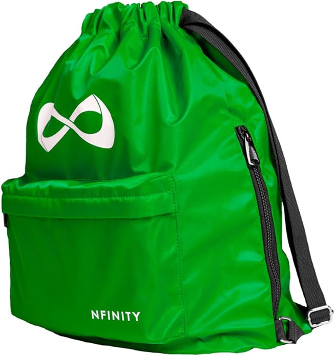 Nfinity Drawstring Backpack Durable Gym Backpack – Large Capacity, Waterproof Backpack, Multi-Compartment Cinch Bag