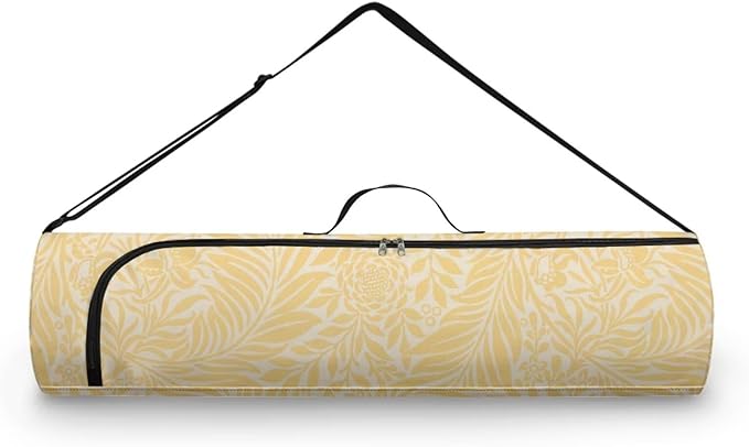 ZCFYGDX Yoga Mat Bag with Adjustable Shoulder Strap and Handle Zipper, 30in Wide x 6.3in Diameter for Yoga Mat Storage
