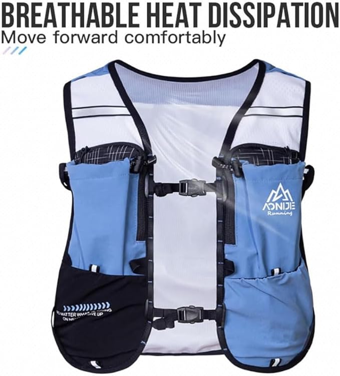 YOUGLE Hydration Vest Pack 5L Lightweight Running Backpack for Hiking Trail Running Race Marathon