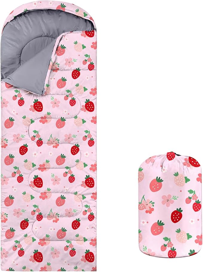 Camping Sleeping Bags, Lightweight Waterproof Sleeping Bag and Compact with Compression Sack for Outdoor