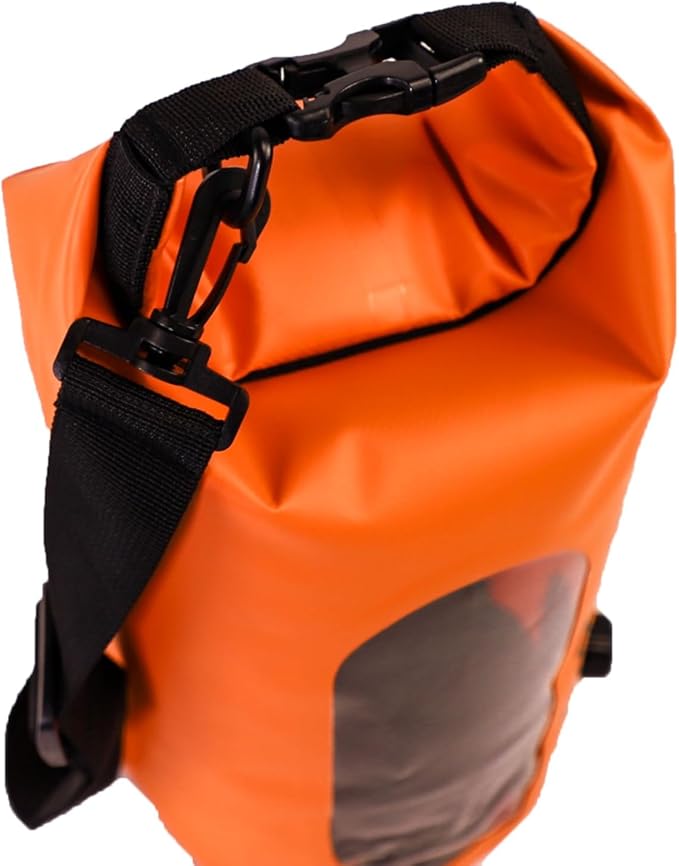 YakAttack 5L Roll-Top Waterproof Dry Bag with Air Valve | Durable & Water Resistant | Compact Storage | Remove Trapped Air | Additional Buoyancy | Dry Bag for Kayaking, Hiking, Boating & Camping