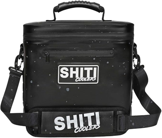 SHITI Coolers Cooler for Camping, Travel, Beach, Soft Lunch Box for Food, Drinks & Ice, Portable, Waterproof 24 Hr Insulated Bag with Shoulder Straps, Customizable