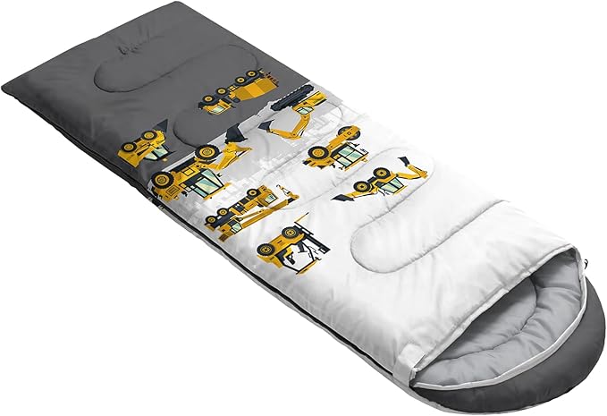 QOOMO Camping Sleeping Bags,3 Season Warm & Cool Weather,Lightweight,Waterproof Sleeping Bags for Adults & Kids,Traveling,and Outdoors,Camping Gear Equipment