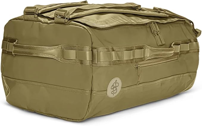 Baboon to the Moon Go-Bag Big Duffle Bag - Detachable Straps, Stylish, Compact, Large Travel Bag Lightweight, Durable, Water-Resistant for Men and Women (Crocodile)