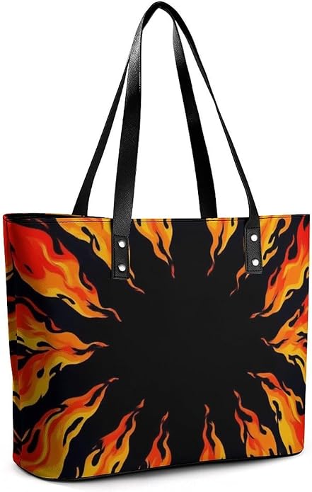 Big Shoulder Commuter Bag Work Tote Bag Handbag With Zipper For Women And Men