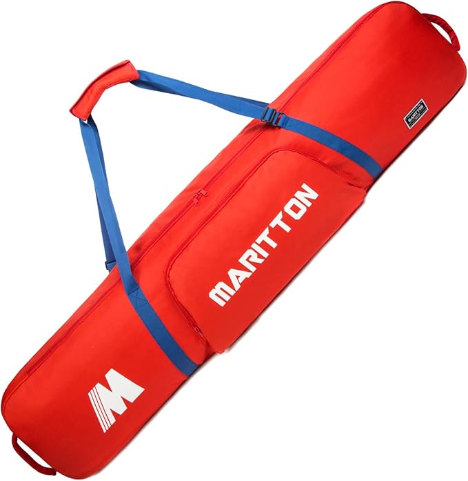 Padded Snowboard Bag- Perfect for Air Plane Travel for Snowboard, Goggles, Gloves, Ski Outdoor Camping,Available Length in 155cm 165cm.