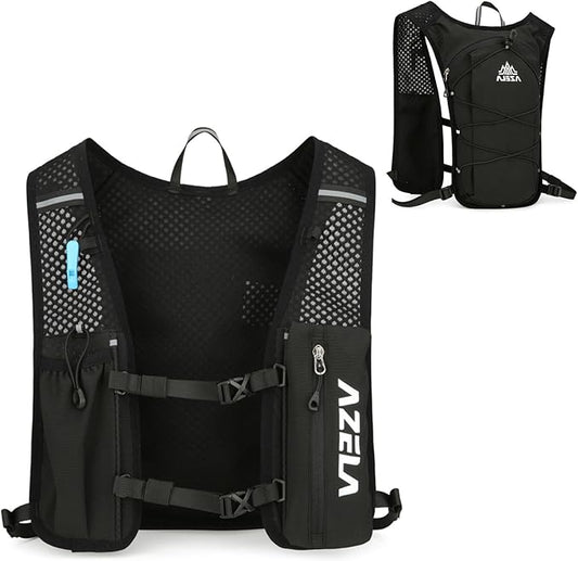 Azarxis Running Water Bottles Flask BPA Free Leakproof Hydration Vest Packs Waist Belt Replacement for Triathlon Marathon Hiking Cycling Climbing Runner