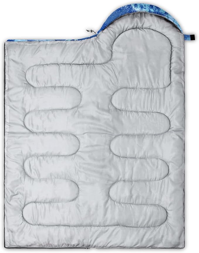 Sleeping Bags for Adults and Kids Camping Sleeping Bags for Girls and Boys Lightweight Waterproof Cold/Warm 3-Season Outdoor Travel with Compression Bags