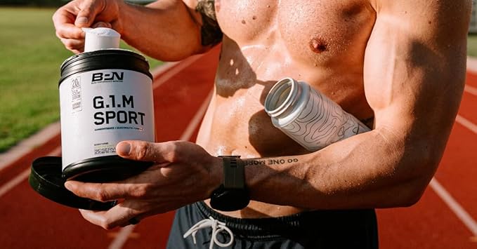 BARE PERFORMANCE NUTRITION, BPN G.1.M Go One More Sport, Endurance Training Fuel, Superior Carbohydrate & Electrolytes Powder Formula, Reduce Fatigue, Salted Watermelon, 25 Servings