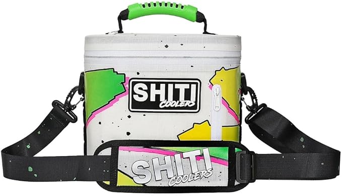 SHITI Coolers Cooler for Camping, Travel, Beach, Soft Lunch Box for Food, Drinks & Ice, Portable, Waterproof 24 Hr Insulated Bag with Shoulder Straps, Customizable