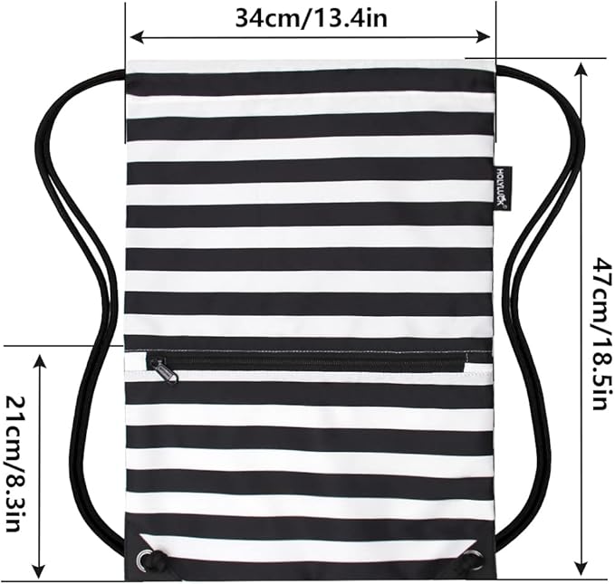 HOLYLUCK Drawstring Backpack Bag Sport Gym Sackpack