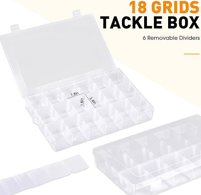 Eccliy 6 Pcs Fishing Tackle Bag Backpack with Rod Holders, Tackle Box, Fishing Pliers Kit and Fish Lip Gripper, Fish Gear and Equipment Fisherman Gift for Men Women