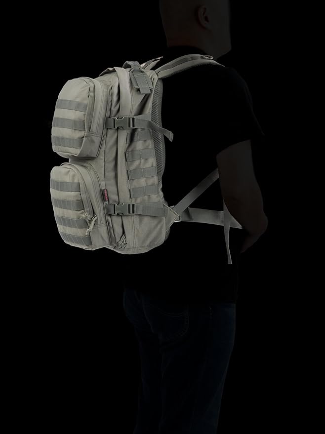 XMILPAX Tactical Backpack Military Survival Pack EDC Daypack Bag MOLLE for Camping Hiking Hunting Bugout Travel 25L