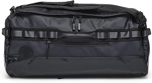 Baboon to the Moon Go-Bag Big Duffle Bag - Detachable Straps, Stylish, Compact, Large Travel Bag Lightweight, Durable, Water-Resistant for Men and Women (Black)