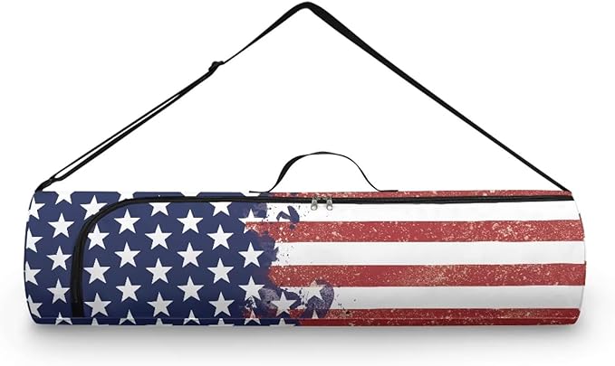 ZCFYGDX Yoga Mat Bag with Adjustable Shoulder Strap and Handle Zipper, 30in Wide x 6.3in Diameter for Yoga Mat Storage