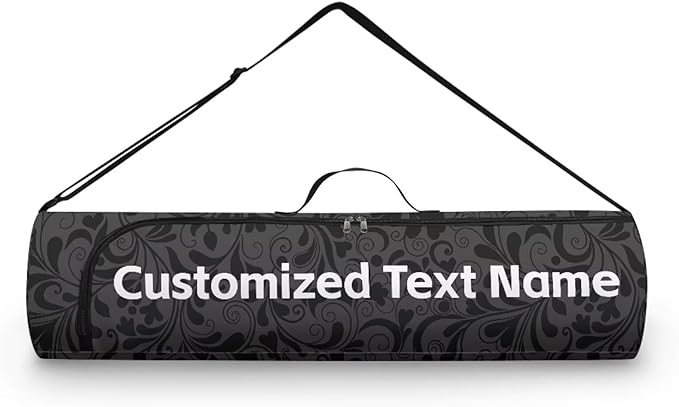 ZCFYGDX Yoga Mat Bag with Adjustable Shoulder Strap and Handle Zipper, 30in Wide x 6.3in Diameter for Yoga Mat Storage