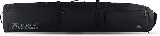 Element Equipment Wheeled Padded Ski Bag Ultimate Double - Premium High End Double Roller Travel Bag