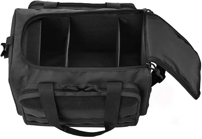 45L Large Tactical Duffle Bag for Men & Women, Waterproof Military Travel Gym Bag with Shoulder Strap & Handles, Big Sports Equipment Organizer for Shooting Range, Outdoor Camping, Hiking