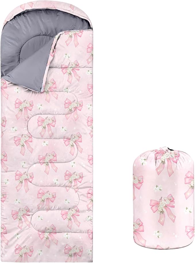 Camping Sleeping Bags, Lightweight Waterproof Sleeping Bag and Compact with Compression Sack for Outdoor