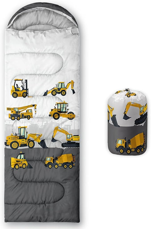 QOOMO Camping Sleeping Bags,3 Season Warm & Cool Weather,Lightweight,Waterproof Sleeping Bags for Adults & Kids,Traveling,and Outdoors,Camping Gear Equipment