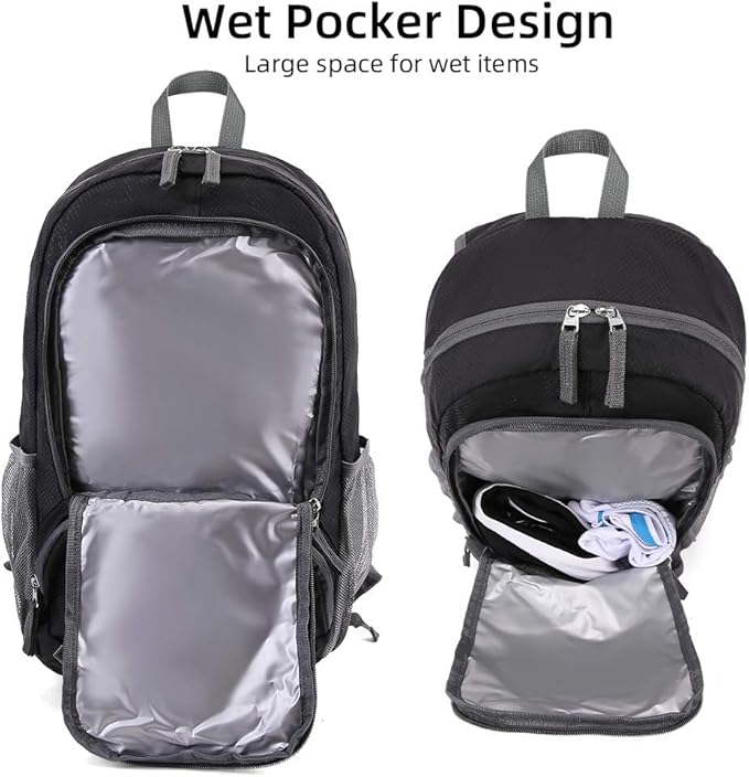 FENGDONG 35L Lightweight Foldable Waterproof Packable Travel Small Hiking Backpack Daypack for men women