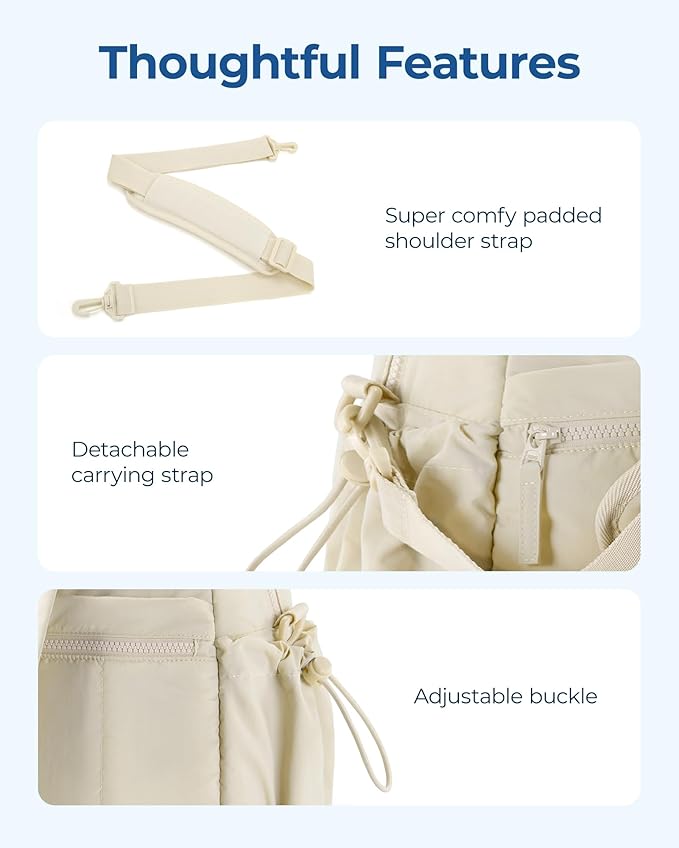 BAGSMART Gym Bag for Women, Duffle Bag for Travel with Wet Pocket, Lightweight Carry on Weekender Duffel, Water Resistant