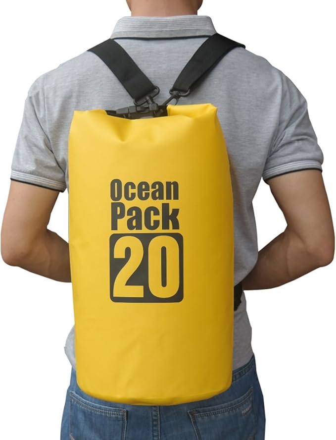 Dry Sack/Floating Waterproof Bag 2L/5L/10L/20L/30L for Boating, Kayaking, Hiking, Snowboarding, Camping, Rafting, Fishing and Backpacking