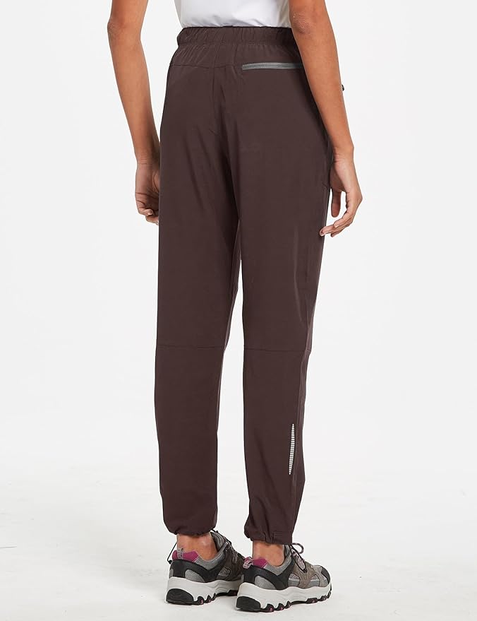 baleaf Women's Hiking Pants Quick Dry Lightweight Water Resistant Elastic Waist Cargo Pants for All Seasons