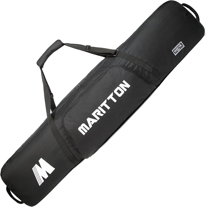 Padded Snowboard Bag- Perfect for Air Plane Travel for Snowboard, Goggles, Gloves, Ski Outdoor Camping,Available Length in 155cm 165cm.