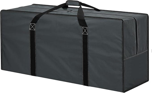 155L Oversized Duffle Bag - 42” Extra Large Heavy Duty Water Resistant Travel Bag for Camping Moving Storage (Grey)