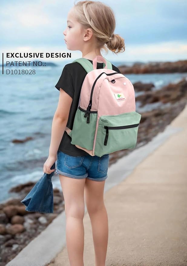 atgark Kids Backpacks For Girls Boys, Backpack Kindergarten Elementary School, Bookbag Backpack For Kids, For School & Travel, Large, K-rose-lemonade- L