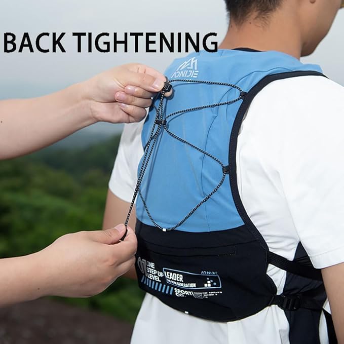 YOUGLE Hydration Vest Pack 5L Lightweight Running Backpack for Hiking Trail Running Race Marathon