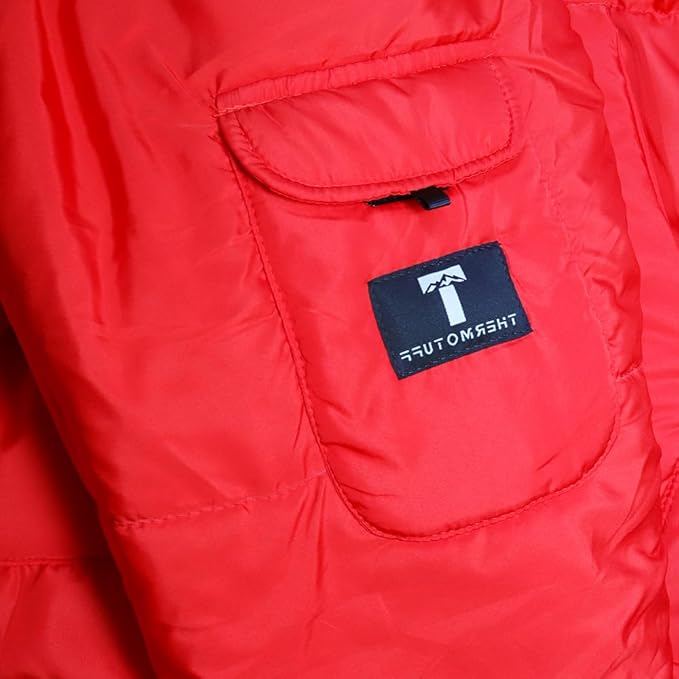 Thermotuff Wearable Sleeping Bag with Dual Hoodie, Long Sleeves, Pockets & Adjustable Drawstring - Ideal for Camping, Cold Weather Hiking, and Stadium Sak Blanket