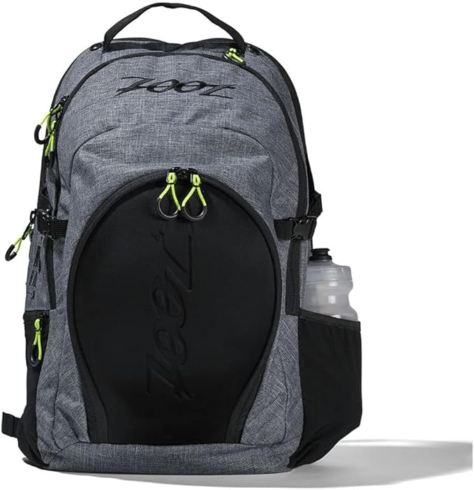 Zoot Ultra Tri Bag, Triathlon Transition Backpack with Wet Storage for Men & Women Athletes, Race Day, Travel & Train, Black